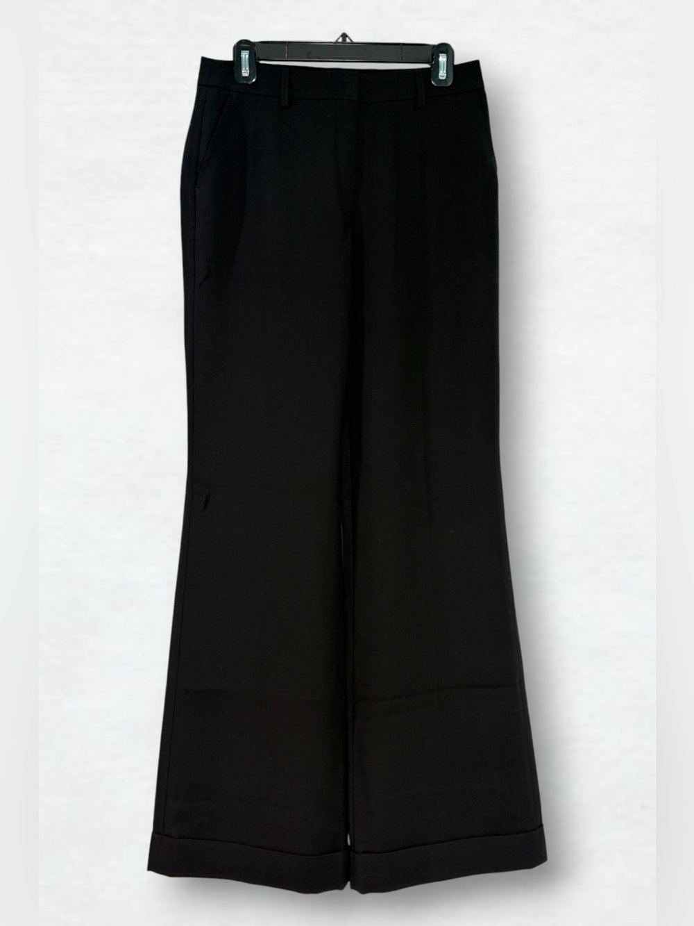 Women’s Akris Black Wide Leg Trousers Size 6